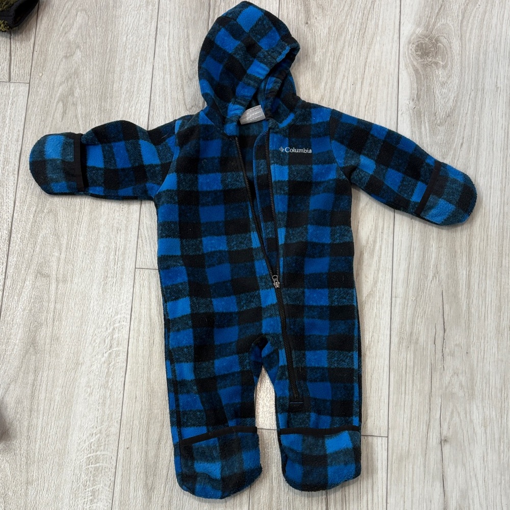 Columbia fleece bunting suit